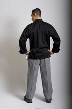 Load image into Gallery viewer, Black Traditional Long Sleeve Chef Jacket - Global Chef 