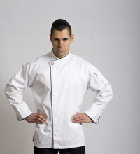 Load image into Gallery viewer, Modern (Black Trim) Long Sleeve Chef Jacket - Global Chef 