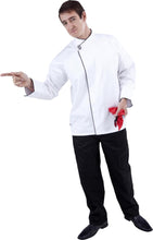 Load image into Gallery viewer, Modern (Black Trim) Long Sleeve Chef Jacket - Global Chef 