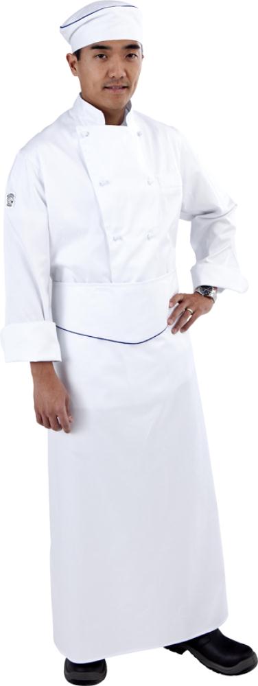 Classic (100% Cotton) White Long Sleeve Chef Jacket - Global Chef 