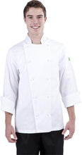 Load image into Gallery viewer, Brigade - Traditional White Long Sleeve Chef Jacket - Global Chef