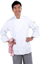 Load image into Gallery viewer, Brigade - Traditional White Long Sleeve Chef Jacket - Global Chef