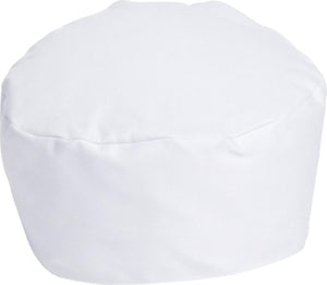 White Flat Top Chef Hat - Global Chef 