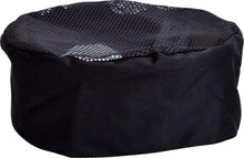 Load image into Gallery viewer, Black Mesh Top Chef Hat - Global Chef 