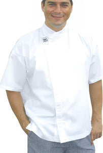 Chef Revival - Modern White Short Sleeve Chef Jacket - Global Chef 