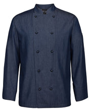Load image into Gallery viewer, Denim Long Sleeve Chef Jacket - Global Chef 