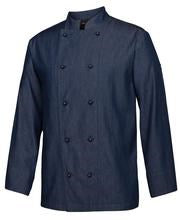 Load image into Gallery viewer, Denim Long Sleeve Chef Jacket - Global Chef 