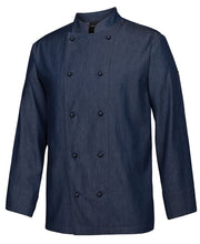 Load image into Gallery viewer, Denim Long Sleeve Chef Jacket - Global Chef 