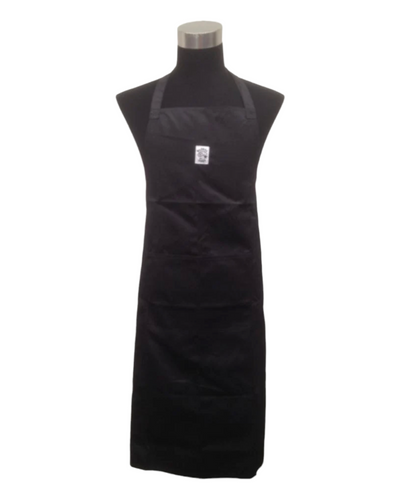 Chef Revival - Full Length Black Bib Chefs Apron (Pocket) - Global Chef 