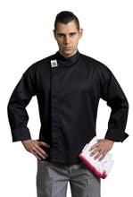 Load image into Gallery viewer, Chef Revival - Modern Black Long Sleeve Chef Jacket - Global Chef 