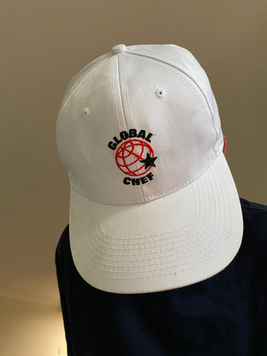 GLOBAL White Chef Cap - Global Chef 