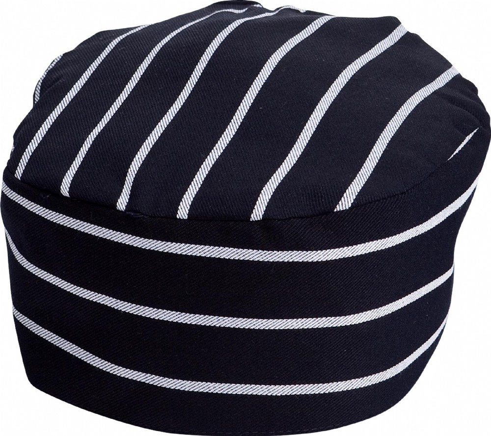 Navy & White Stripe Chef Hat - Global Chef 