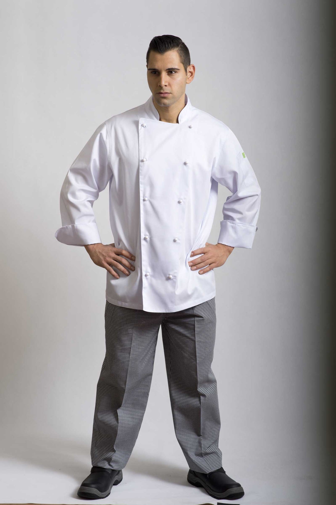 Brigade Traditional White Long Sleeve Chef Jacket