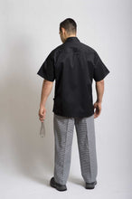 Load image into Gallery viewer, Classic Black Short Sleeve Chef Jacket - Global Chef 