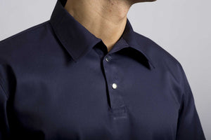 Navy Kitchen Shirt - Short Sleeve - Global Chef 