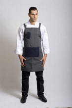 Load image into Gallery viewer, X-BACK Bib (Navy/Grey) - Global Chef 