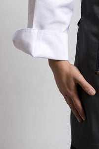 CR - Modern White Long Sleeve Chef Jacket - Global Chef 