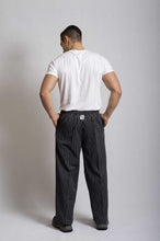 Load image into Gallery viewer, Black &amp; White Pin Stripe Chef Pants - Global Chef 