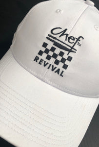 Chef Revival White Baseball Cap (Embroidered) - Global Chef 