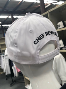 Chef Revival White Baseball Cap (Embroidered) - Global Chef 