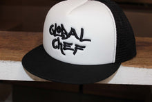 Load image into Gallery viewer, White Contrast Funky Peaked Cap - Global Chef 