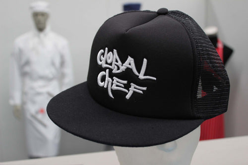 Black Funky Peaked Cap - Global Chef 