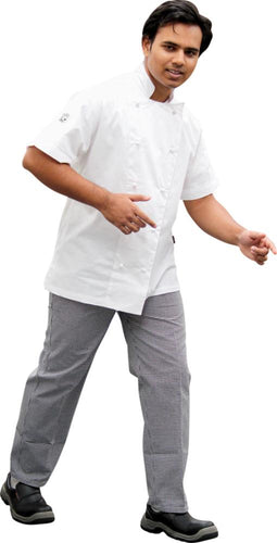 GC-Classic Light Weight & Vented Short Sleeve Chef Jacket - Global Chef 