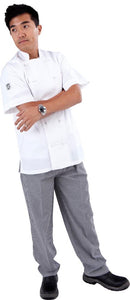 GC-Classic Light Weight & Vented Short Sleeve Chef Jacket - Global Chef 
