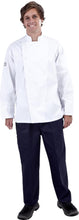 Load image into Gallery viewer, White Long Sleeve Chef Jacket (Sewn Buttons) - Global Chef 