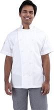 Load image into Gallery viewer, Light Weight Short Sleeve Chef Jacket - Global Chef 