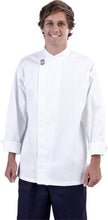 Load image into Gallery viewer, Modern White Long Sleeve Chef Jacket - Global Chef 