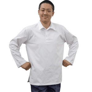 White Kitchen Shirt - Long Sleeve - Global Chef 