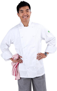 Brigade - Traditional White Long Sleeve Chef Jacket - Global Chef 