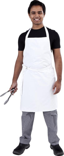 White Bib Chef Apron - Global Chef 