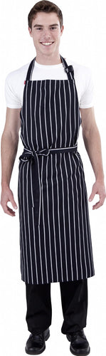 UK Bib FULL Length Chefs Bib Apron (Adjustable Neck) - Global Chef 