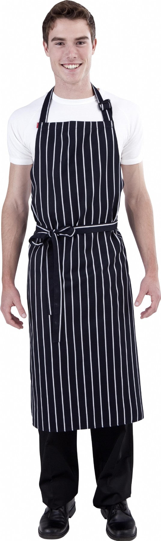 UK Bib FULL Length Chefs Bib Apron (Adjustable Neck) - Global Chef 