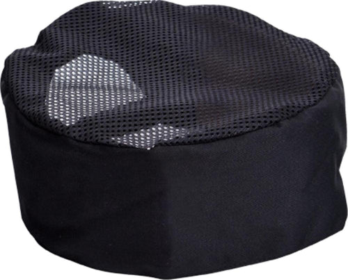 Black Mesh Top Chef Hat - Global Chef 