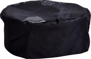 Black Mesh Top Chef Hat - Global Chef 