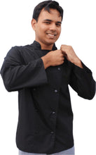 Load image into Gallery viewer, EPIC Light Weight Black Chef Jacket -  Long Sleeve - Global Chef 