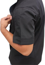 Load image into Gallery viewer, EPIC Light Weight Black Chef Jacket -  Short Sleeve - Global Chef 