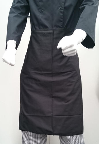 EPIC Black Cooks Apron -  3/4 Waist - Global Chef 